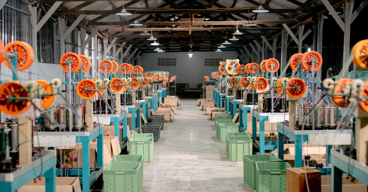 spacious industrial hall with machinery and equipment for manufacturing ideal stock image for indus